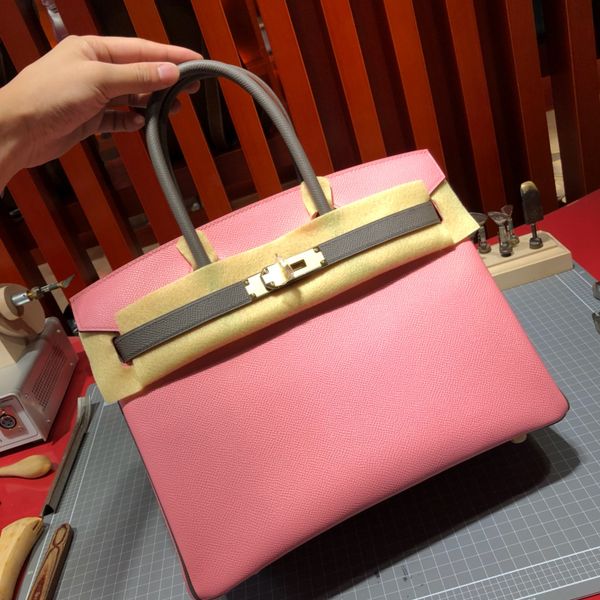 

by order 7days orginal pink brikin hanbag,epsom skin,handmade,wax thread,many colors with different size on website or instagram