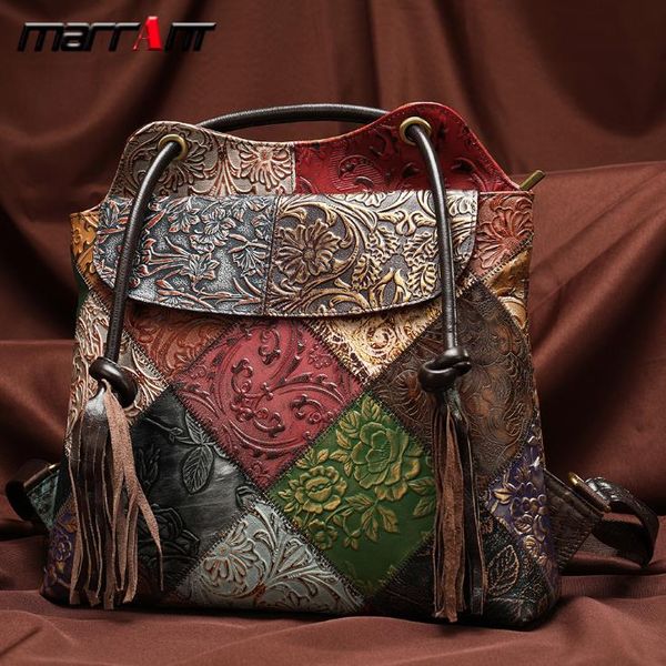 

европа и соединенные штаты взрыв модели кожаные сумки большой емкости многофункциональный рюкзак кисточкой рельефная женская сумка через пле