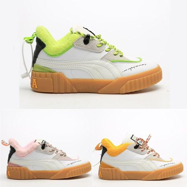 

2019 new design x sue tsai cali joint pink yellow green sports shoes men and women girls outdoor running shoes platform casual shoes, White;red