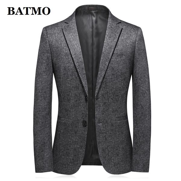 

batmo 2020 new arrival autumn casual plaid blazer men,men's casual jackets,plus-size m-4xl 333, White;black