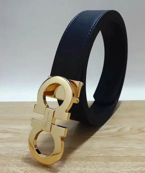 

big large buckle genuine leather belt with box designer belts men women new mens belts luxury belt ing, Black;brown