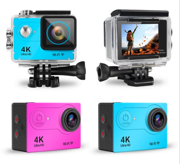 

action camera 4k 20mp wifi ultra hd underwater waterproof 40m sports camcorder with 170 degree eis sony sensor, 2 upgraded batteries