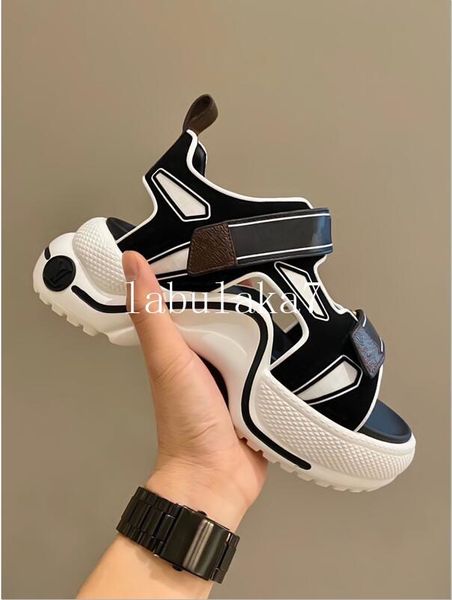 

2020 designer sandals women sandals designer slides brand fashion causal ladies sandals with box 35-40, Black