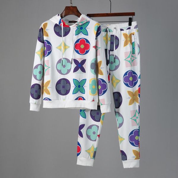 

sets tracksuits men autumn winter hoodies sweatshirts drawstring outfit sportswear 2020 men sweat suits pullover 2 piece set casual, Gray