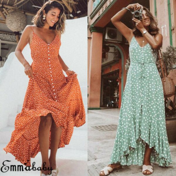 

boho maxi dress 2019 new selling women long dress holiday evening party beach sundress ladies sleeveless dresses female, Black;gray