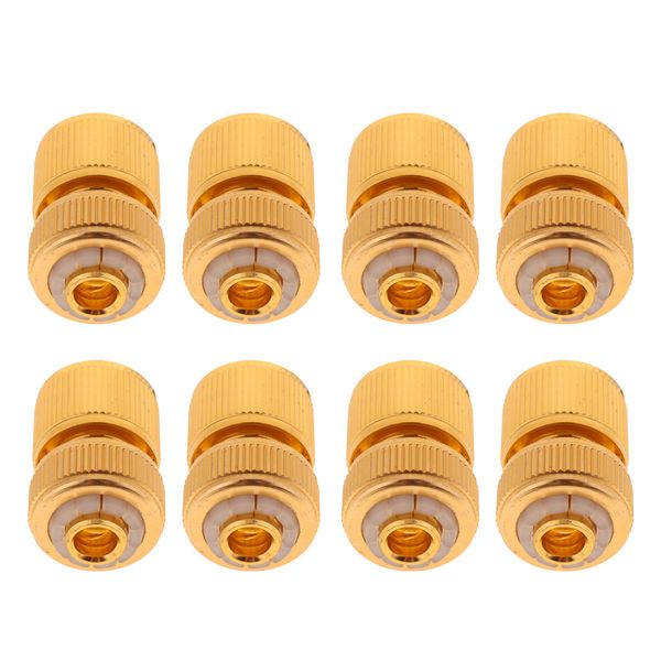 

8шт латунный садовый шланг быстрый разъем 1/2 " женская труба автоматический стоп поливочный шланг