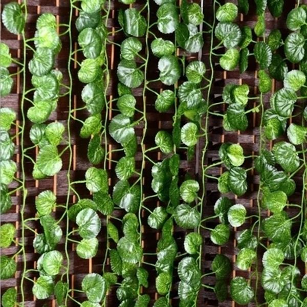 

2.4m ivy league artificial scindapsus aureus leaves vine malus spectabilis vine grape vine plants home garden decoration