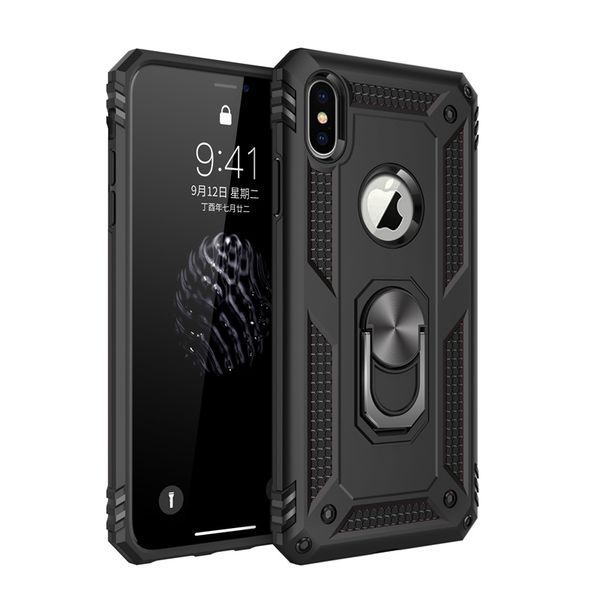 ударопрочный доспех корпусное кольцо для iphone xs max x xr 7 8 6 6s 5 s se 5s стенд держатель жесткий задняя крышка для iphone