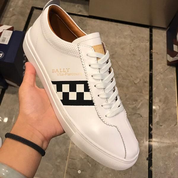 

fashion designer mens dress shoes low help casual shoes letter printed real leather tennis sneakers fresh luxury basketball sport shoes man, Black