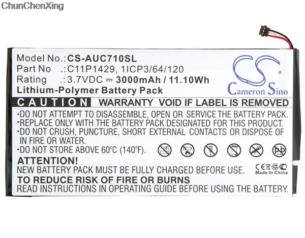 

кэмерон китайско c11p1429 3000мач аккумулятор для asus p01z, z170c, z170cg, z170mg, z710c, z710cg, zenpad 7.0, z7010c, z7010cg
