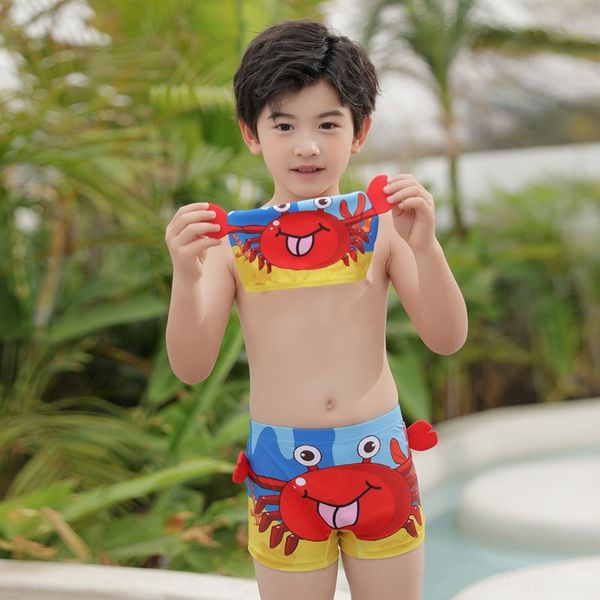 

children's 2-8 years old baby swimsuit swimming trunks swimsuit boy's boxer cute breathable comfortable swimming trunks, Black