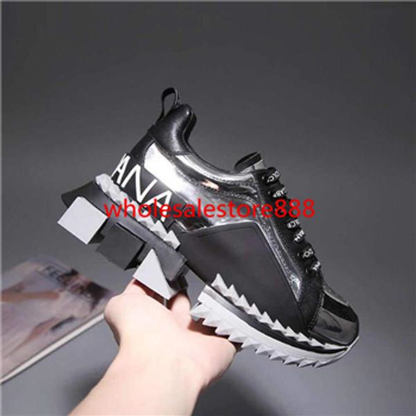 

2020 spring post hococal designer high red bottom super king sneakers hococal men and women multicolor sports shoes brand shoes, Black