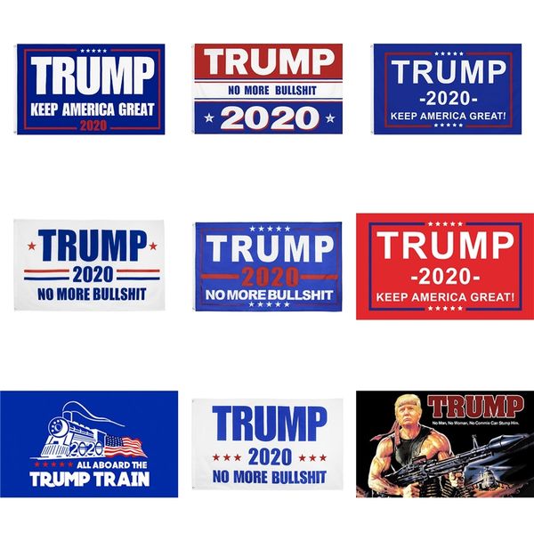 

donald trump flag 150*90cm digital print trump tank donald 2020 keep america great flag banner sn2517 #616
