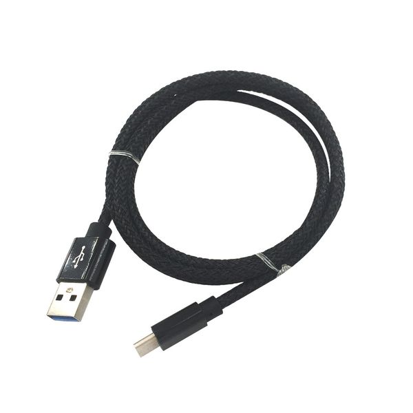 

1meter nylon braid type-c usb cable output 2.0a fast charge wire