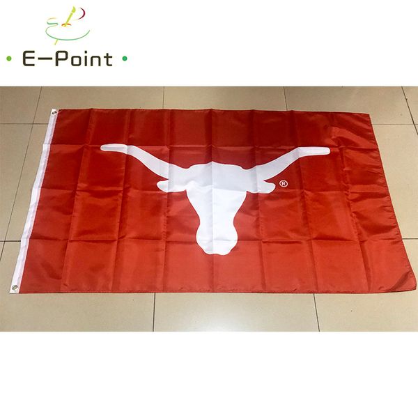 

Флаг NCAA Техас Longhorns полиэстер флаг 3ft * 5ft (150 см*90 см) флаг баннер украшения летающий