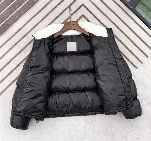 

женские зимняя куртка с капюшоном конструктора parka вниз пальто светоотражающего тонкой ветровки brand zipper высокого качество куртка толс, Black;brown