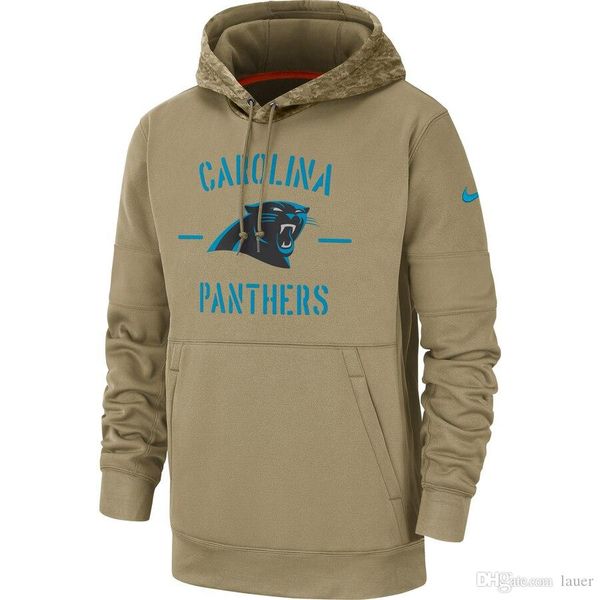 

new mens women kid carolina panthers tan vintage sweatshirt 2019 salute to service sideline nfl therma pullover hoodie, Blue;black