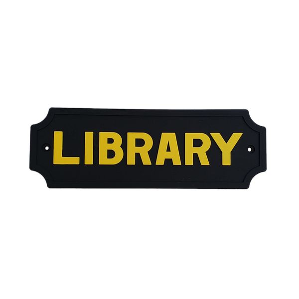 

black statement plaque garden wall door sign