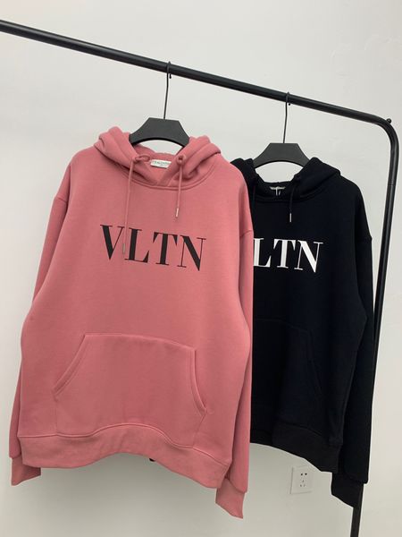 

19fw luxurious brands design valen letters print pullover sweater hoodies men women fashion casual streetwear sweatshirts outdoor shirts, Gray;blue