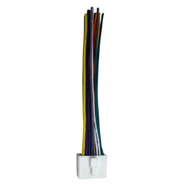 

stereo car radio connector cable harness cord plug male adapter for mitsubishi golan clarion clarion host