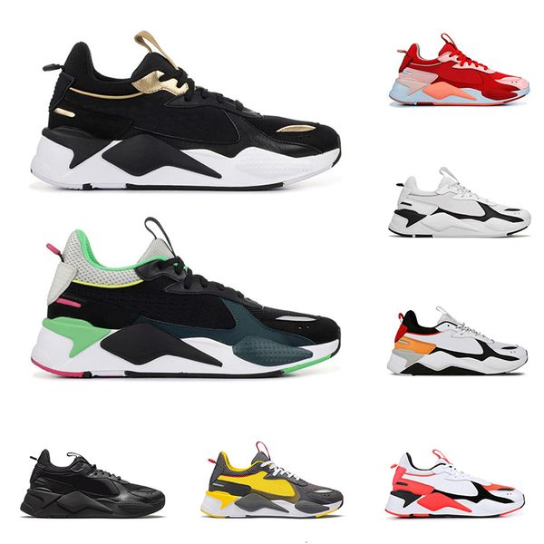 

new rs-x reinvention toys men women casual shoes triple black red blast tracks mens breathable trainers platform sneakers size 36-45