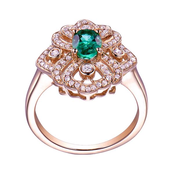 

silver ring woman day rose ring green ring plating rose gold and silver ornaments