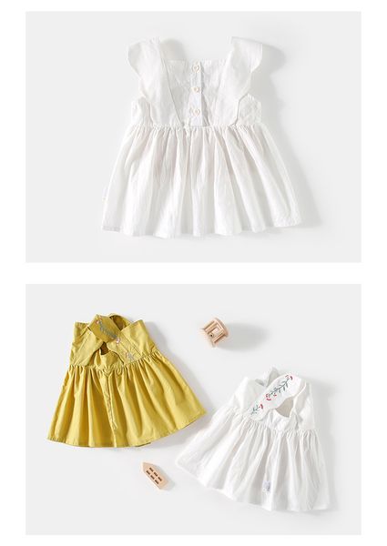 

baby skirt children's clothing cotton spring and summer new summer parent-child clothes in the big children's stitching dress chil, Red;yellow