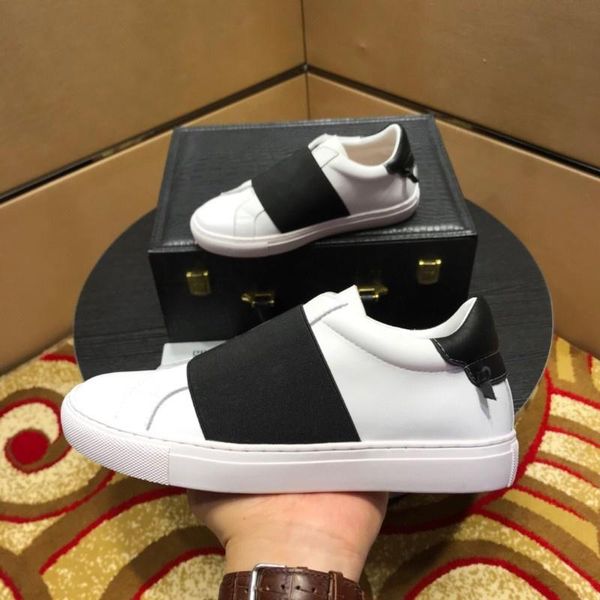 

luxury designer men women shoes leather lovers comfortable breathable leisure suede couple shoes sneaker with box 35-47, Black