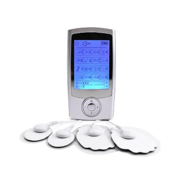 

health 16 mode digital electronic pulse massager muscle stimulator pain relief machine electro therapy body massage device