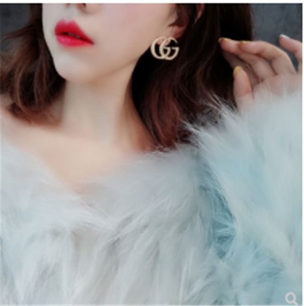 

2020designer brand fashion luxury letter g earrings gold-plated silver 1earrings wholesale for ladies' party jewelry