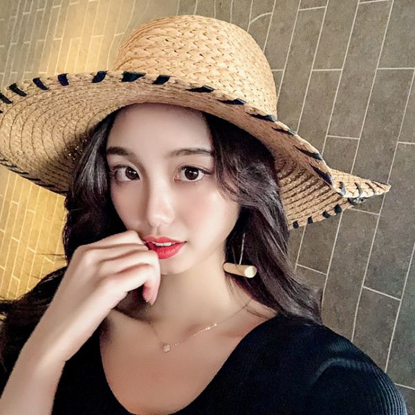 

wide brim lifeguard hat straw beach sun summer surf safari gardening upf hat