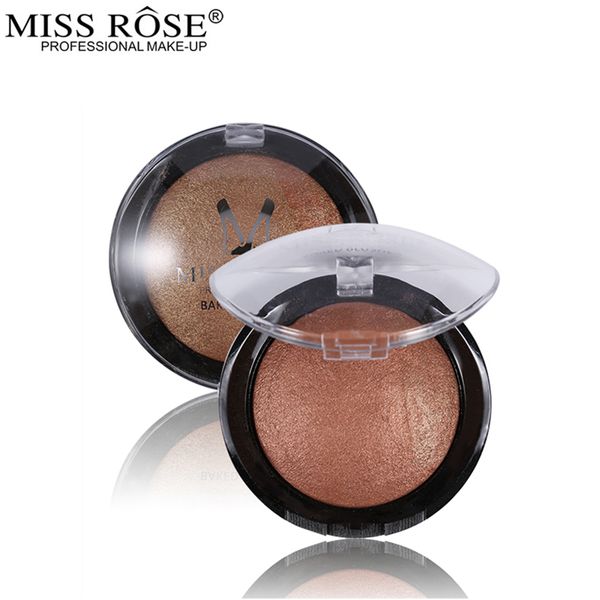 

miss rose blush makeup face powder baked blusher bronzer blush palette cheek color paleta de