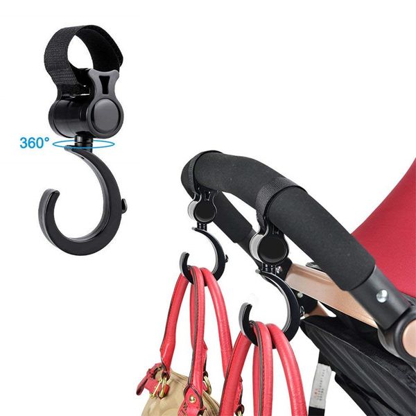 

abs durable bags purses water bottles baby stroller hooks baby stroller universal hooks 360Â° hanger rotation hook