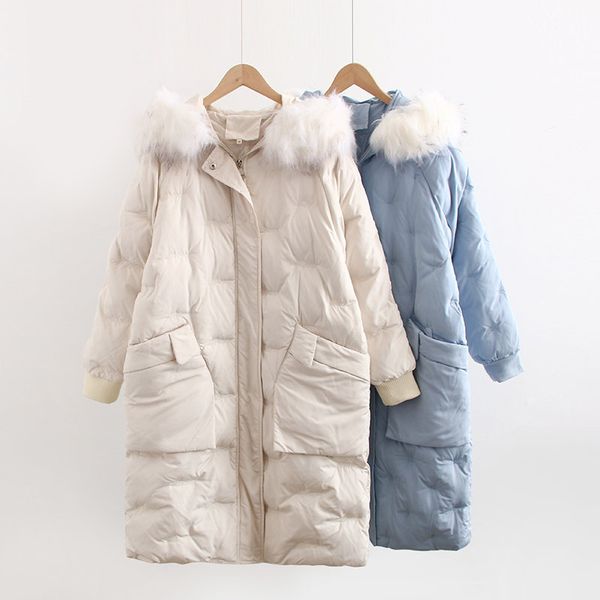 

delicate letter embroidery women's coat 2019 winter elegant ladies solid straight cotton clothing fashion irregular pocket coat, Black