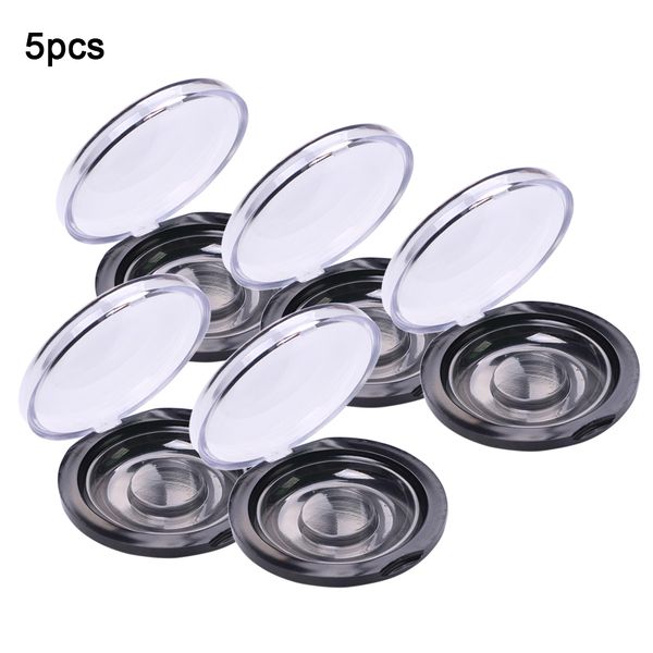 

5pcs/lot 7.5cm false eyelash storage bag eyelashes packing box transparent lid tray