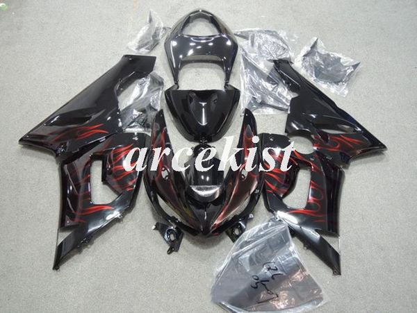 

4 подарков новых abs мотоцикл полных обтекатели комплекты подходят для kawasaki ninja zx6r zx6r 2005 2006 6r 05 06 заданного тело пользовате