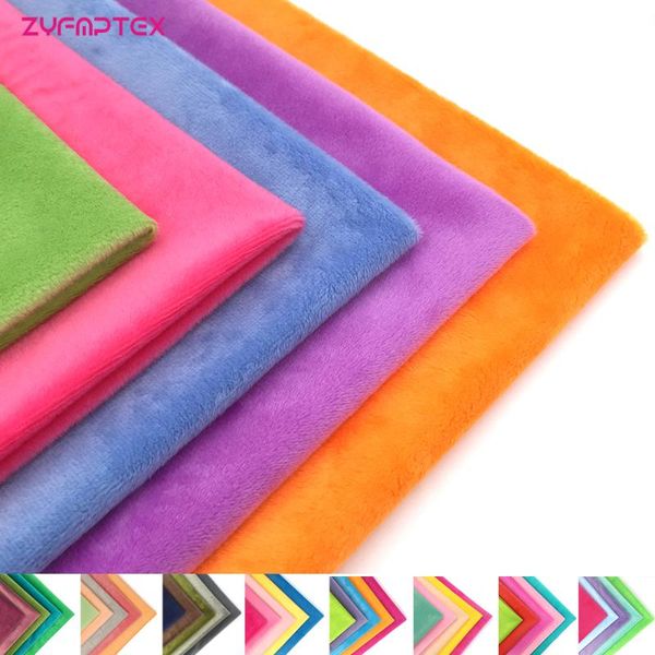 

zyfmptex 45x50cm 5шт / lot 100 полиэстер ткань 1.5mm ворса minky плюшевые ткани для diy шитье лоскутное высокого качества бесплатная доставк, Black;white