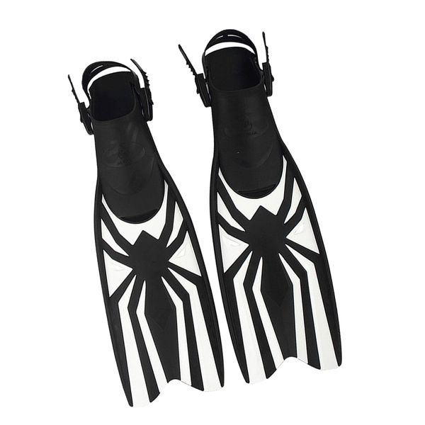 

compact tpe diving fins snorkeling swimming flipper with adjustable strap for adults junior