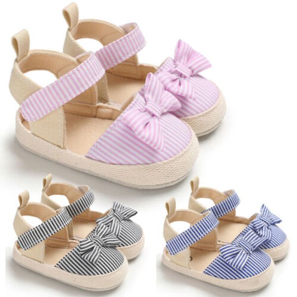 Newborn Baby Girl Soft Crib Shoes Infants Anti-slip Newborn Baby Shoes Cute Sneaker Prewalker 0-18M