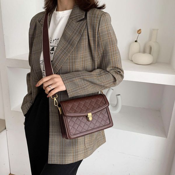 

diamond lattice trendy messenger shoulder bag for women design small crossbody bags girl mini pu leather handbag party bag