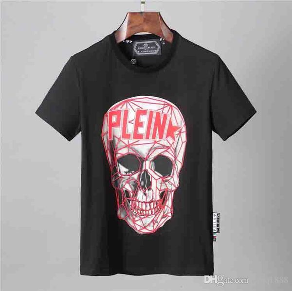 

mens women skateboard tshirts summer short sleeved crew neck tees high street pala letter triangle print tshirt lovers tees top, White;black