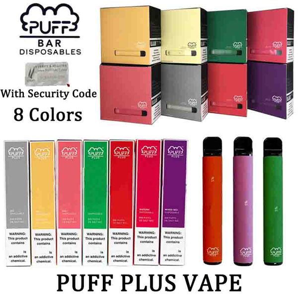 

Слоеное Plus Одноразовые устройства Pod Starter Kit 800 + Puff 550mAh Аккумулятор 3,2 мл Картридж Vape Пустой Pen PK СЛОЙКА FLOW BAR ПОШ PLUS BIDI