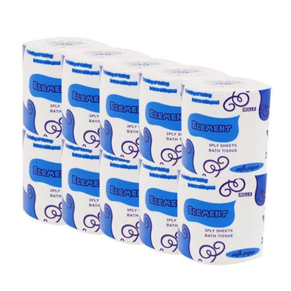 

10 x roll hollow replacement roll paper print interesting toilet paper table kitchen pape tissue toilet in stock