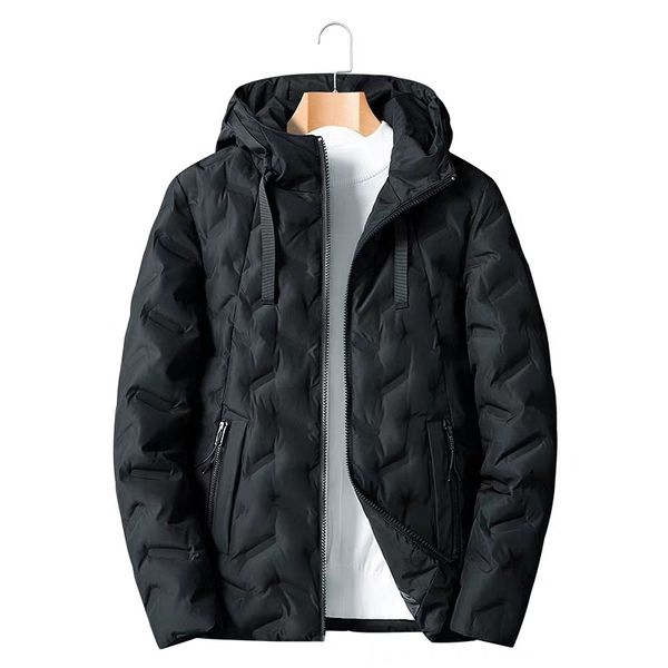 

cotton-padded clothes men's jacket 2019 winter new style men's thick short cotton-padded clothes korean-style stylish casual win, Black