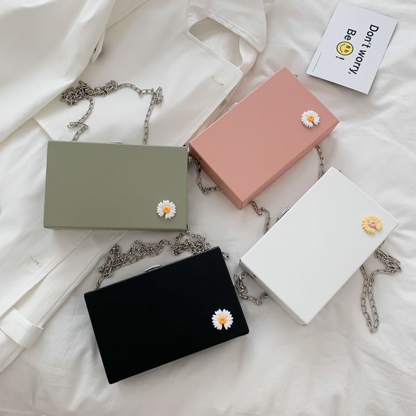 

mini small women's crossbody bag for women 2020 fashion small solid colors shoulder bags retro chain flap female handbags bolsa