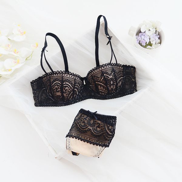 

лето женское белье сексуальное кружево бюстгальтеры красный собрать толкать вверх женщин нижнее белье бюстгальтер набор девушка прозрачной к, Red;black