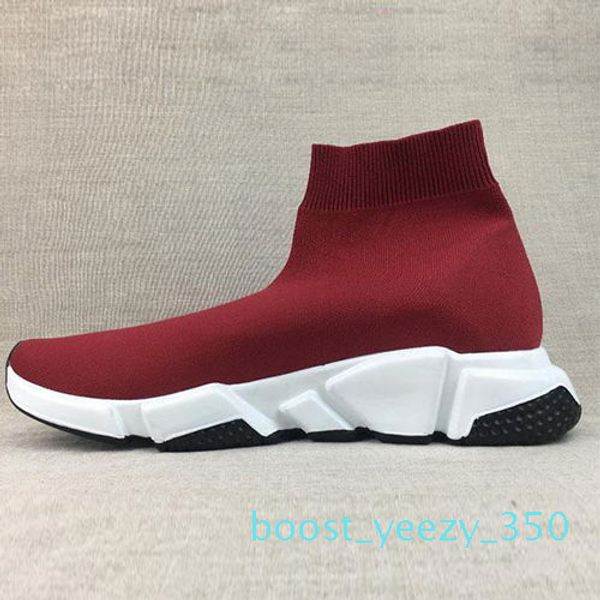 

2019 new arrivlas designers fashion luxurys for women men speed trainer off red triple black flat casual shoes sock boots mens shoes s7 b35