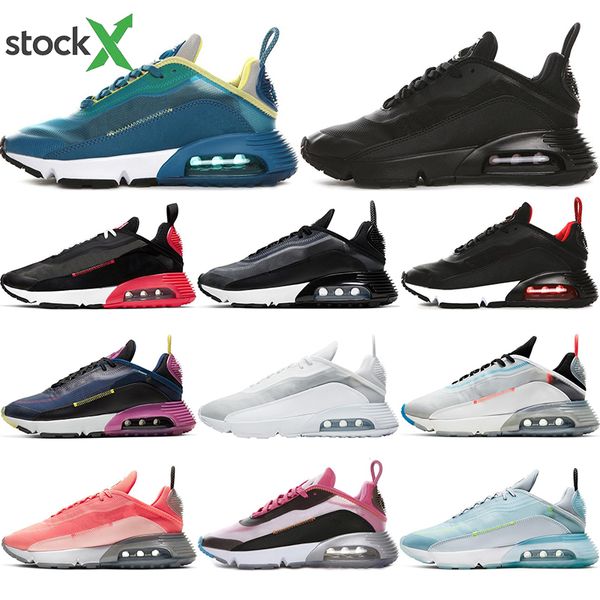 

new 2090 running shoes men women pure platinum triple black white duck camo athletic mens trainers sports sneakers 36-45