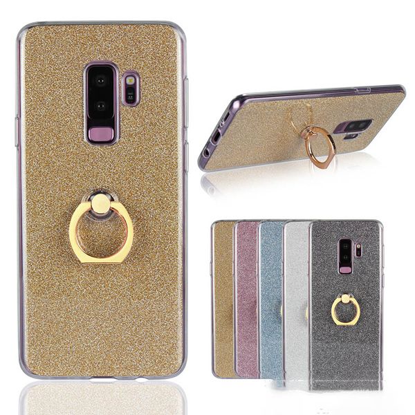 

phone case metal ring case for samsung galaxy s9 plus s10plus note9 note8 a5 2018/a8 2018 soft case