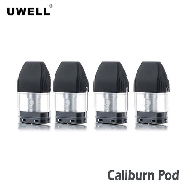 

UWELL Caliburn Pod картридж 1.4 ohm 2 мл многоразового картриджа Vape распылитель 4 шт. / упак. для Uwell Caliburn Kit 100% подлинный